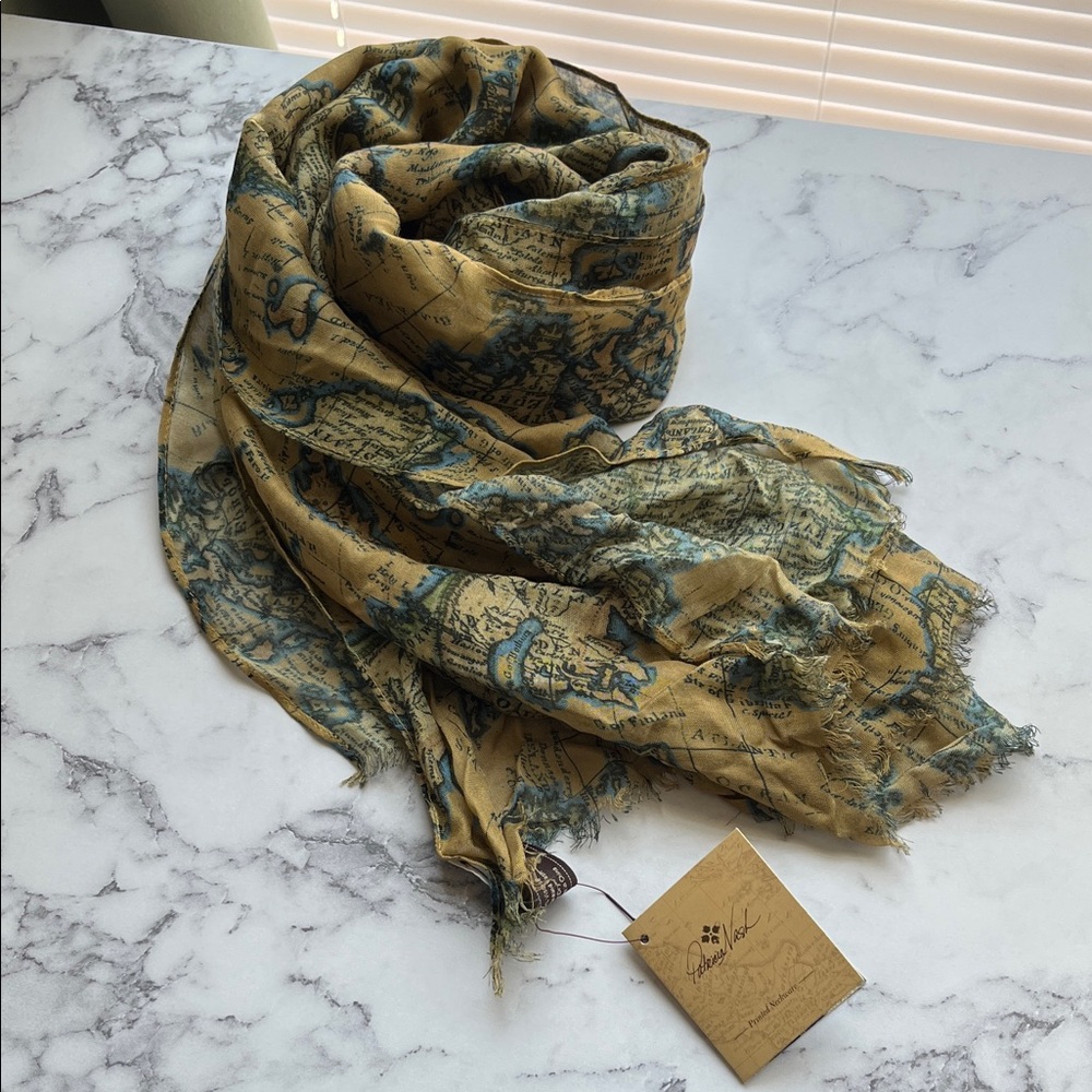 Patricia Nash European Map Scarf